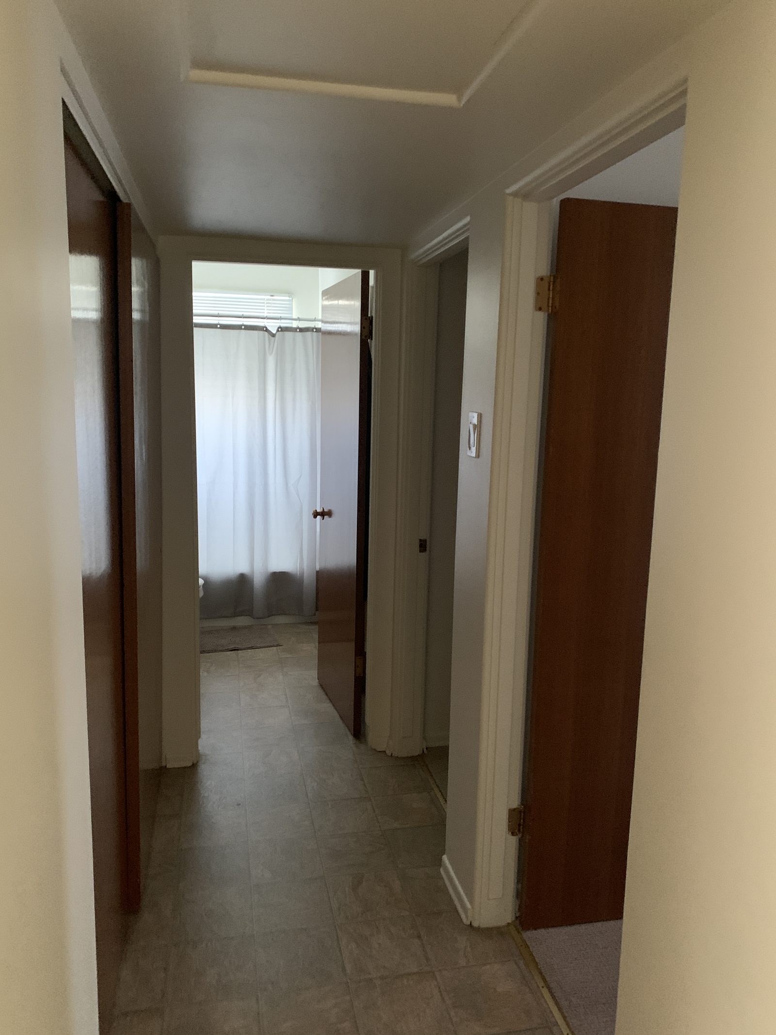Hallway before renovation at 5th Avenue