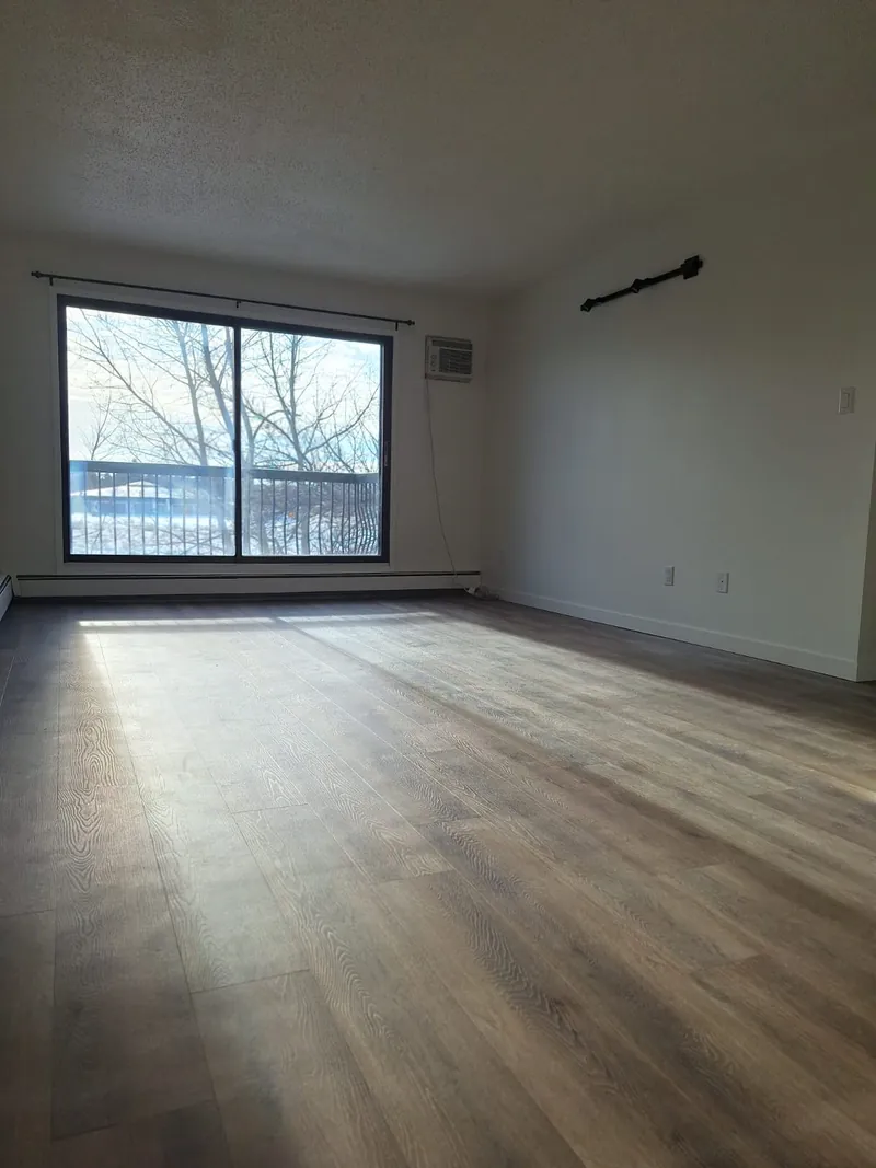 Renovated living room at Crestwood